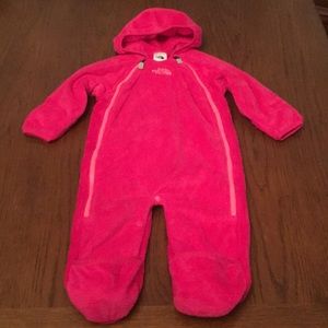 North Face baby one piece 6-12 months